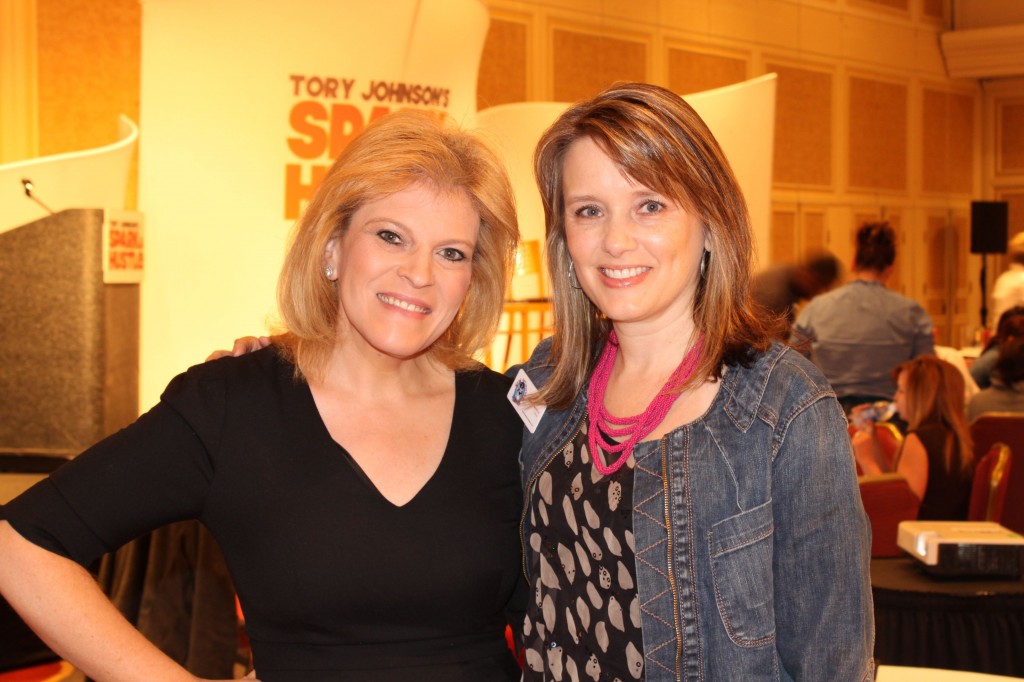 Lanae Paaverud with Tory Johnson